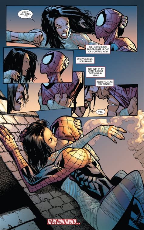 silk and spider man kiss|spider man and silk love.